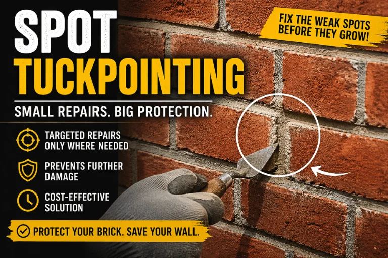 Spot Tuckpointing in St Louis