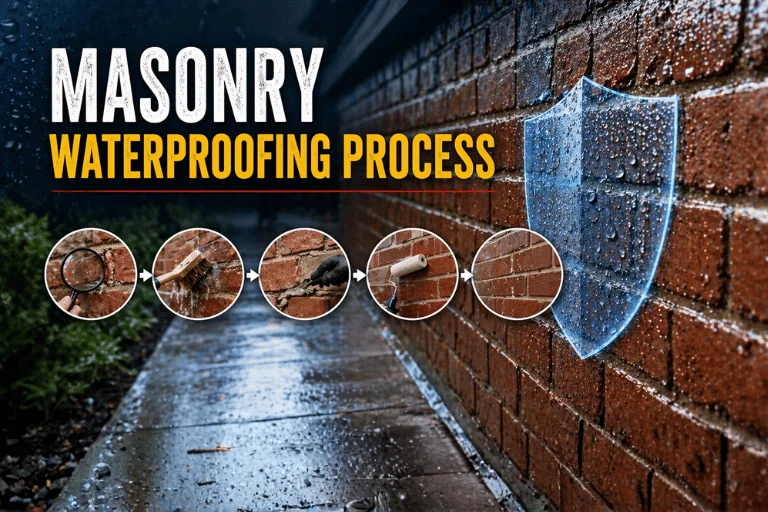 Masonry Waterproofing Process in St Louis